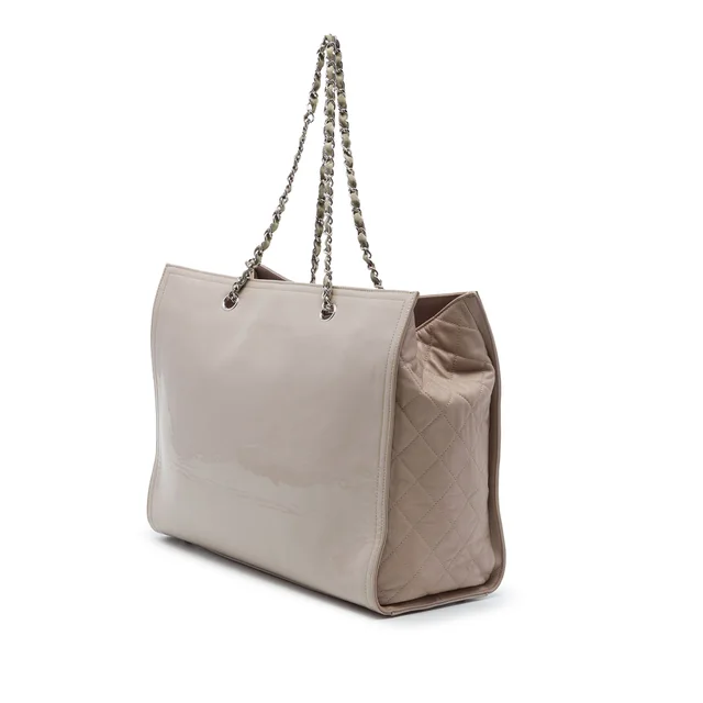 Brown Chanel CC Patent Lipstick Ligne Tote in Brown Patent leather from Designer Revival, photo 2 of 2