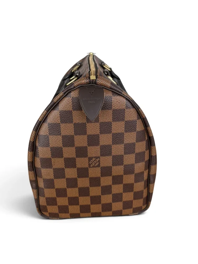 Louis Vuitton Damier Ebene Speedy 30 in Brown Coated canvas from Season 2 Consign, photo 4 of 11