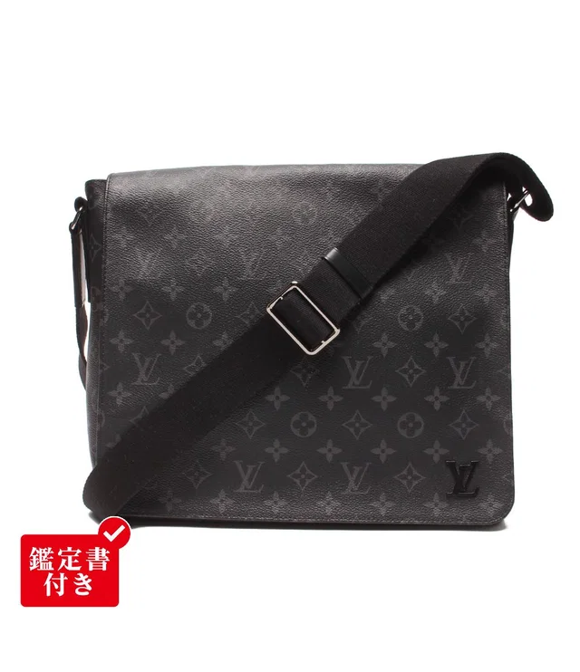 Louis Vuitton Shoulder Bag Crossbody District MM Monogram Eclipse from The Reluxe