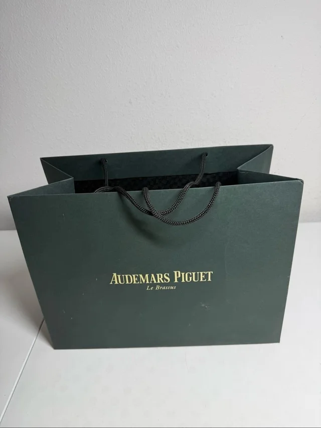 Audemars Piguet Luxury Designer Shopping Gift Bag Green 15″ 12″ in green from Poshmark