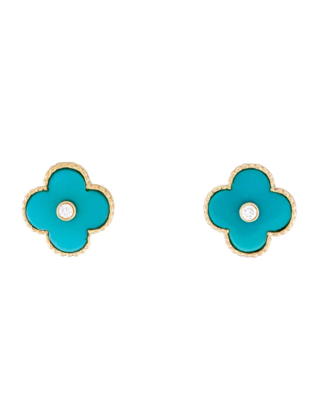 Van Cleef & Arpels Earrings in multicolor from The RealReal