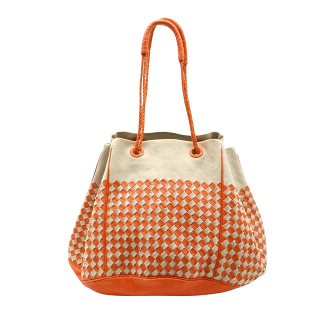 Bottega Veneta tote bags in Woven leather from The Brand Collector