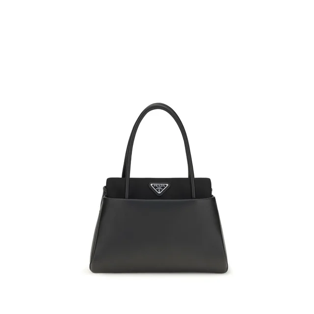 Prada Black Calf Leather Bos Taurus Handbag from HEWI