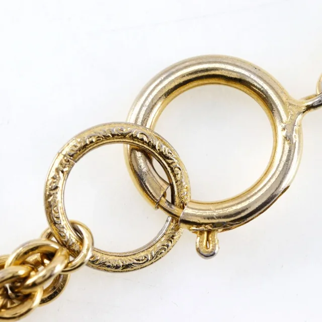 Chanel Vintage Long Necklace Gold Plated in Gold Gold-plated metal from LuxUness, photo 8 of 10