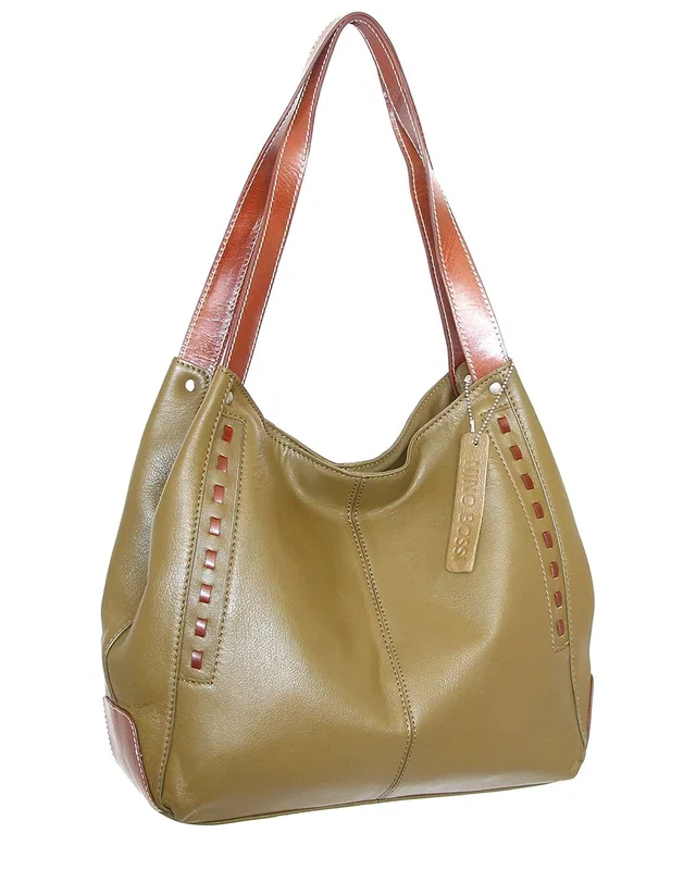 Nino Bossi Alyssa Durable Leather Satchel, image 1 of 1 from Rue La La