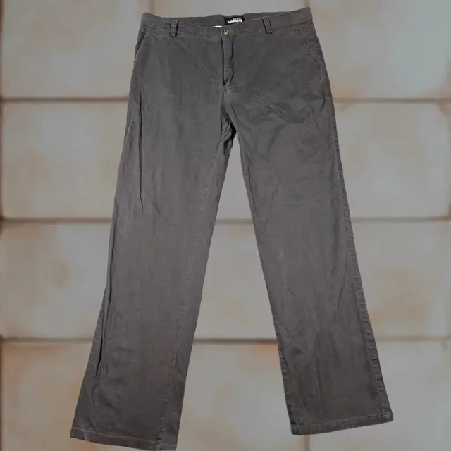 Diesel Pants Mens 38x32 Gray Chino Regular Fit Flat Front 5-Pocket Straight Leg Casual in gray from Grailed