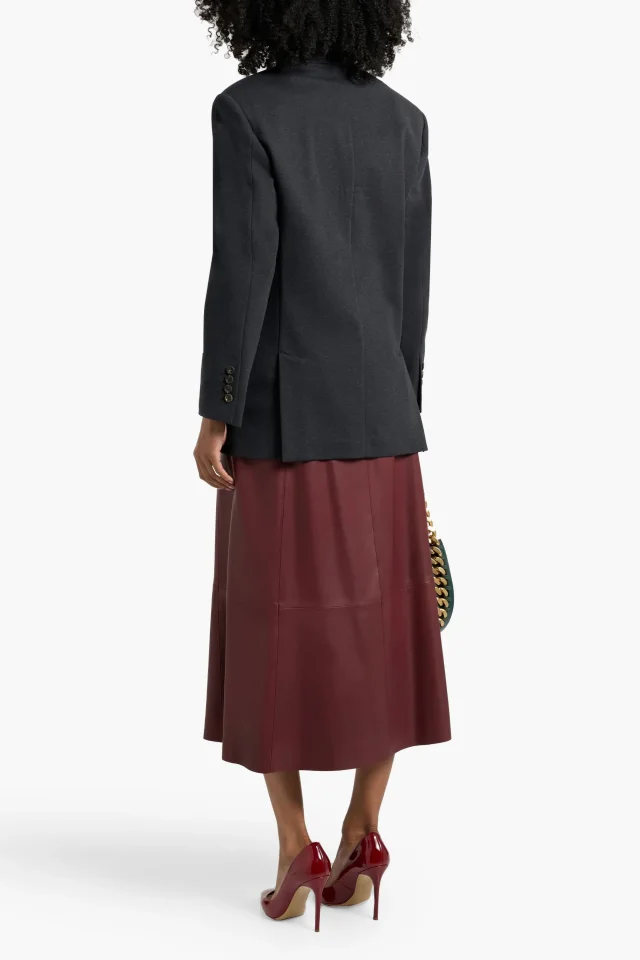 Brunello Cucinelli Cotton-Blend Jersey Blazer in Charcoal, photo 3 of 4 from THE OUTNET