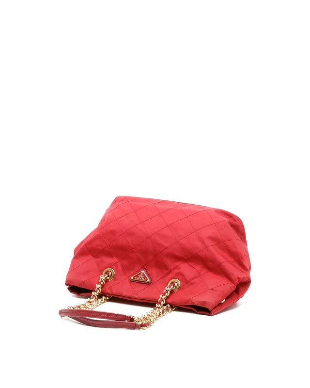 Prada Tessuto Quilted Chain Bag in Nylon from A Retro Tale, photo 4 of 10