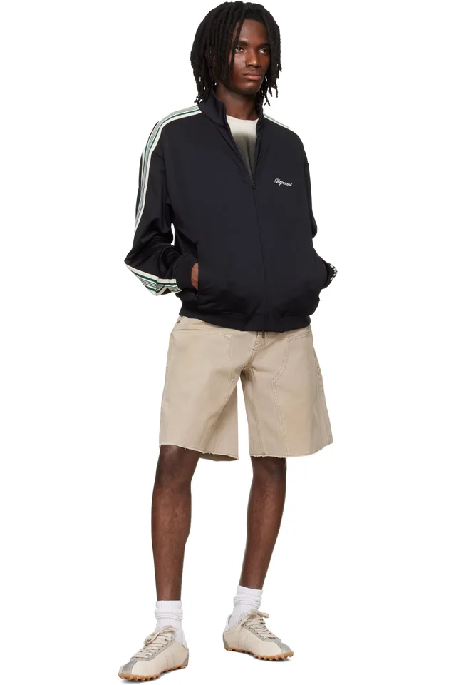 Represent Black Taped Track Jacket, photo 4 of 4 from SSENSE