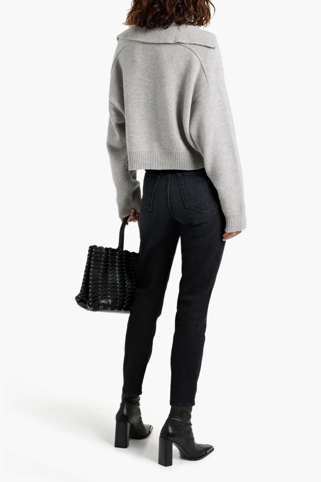 Slvrlake Beatnik High-Rise Slim-Leg Jeans in Black, photo 3 of 4 from THE OUTNET