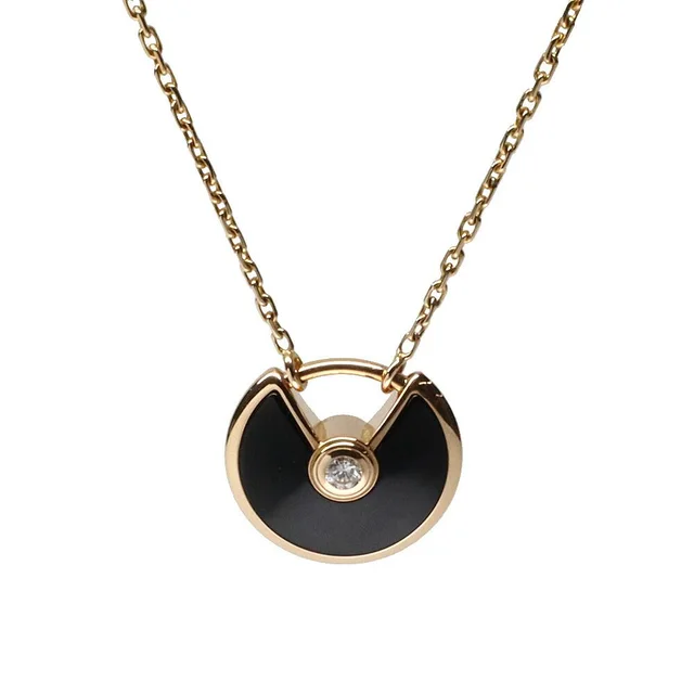 Cartier Necklace Amulet de XS Onyx Diamond from The Reluxe