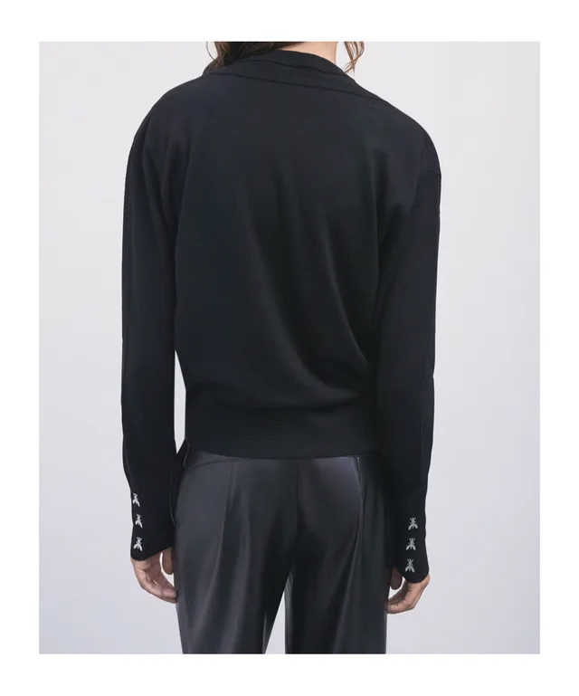 Patrizia Pepe Crew-neck long-sleeve knit top, photo 4 of 5 from SENSER