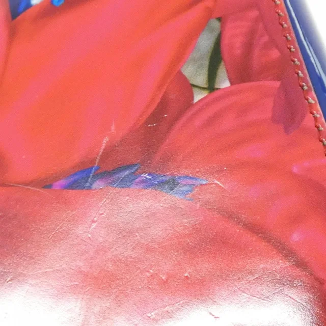 Christian Dior Lady Dior Mini Bag in RED+BLUE(レッド+ブルー) / SILVER(シルバー)金具 from KOMEHYO, photo 7 of 10