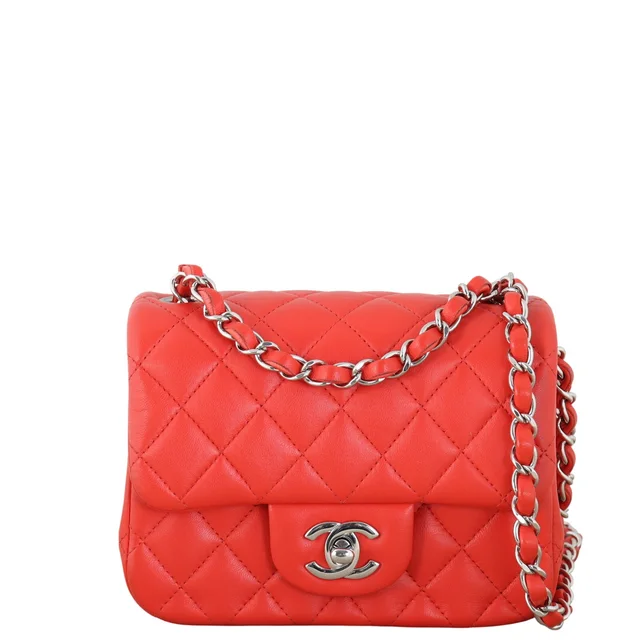 Chanel Classic Flap Mini Square Bag in Lambskin from Luxe.It.Fwd