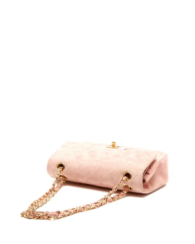 Chanel Classic Medium Suede Double Flap Bag in Suede from A Retro Tale, photo 4 of 10