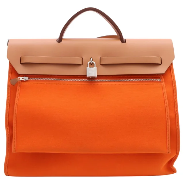 Hermès 2011 エールバッグMM オレンジポピー from VINTAGE QOO TOKYO, photo 2 of 2