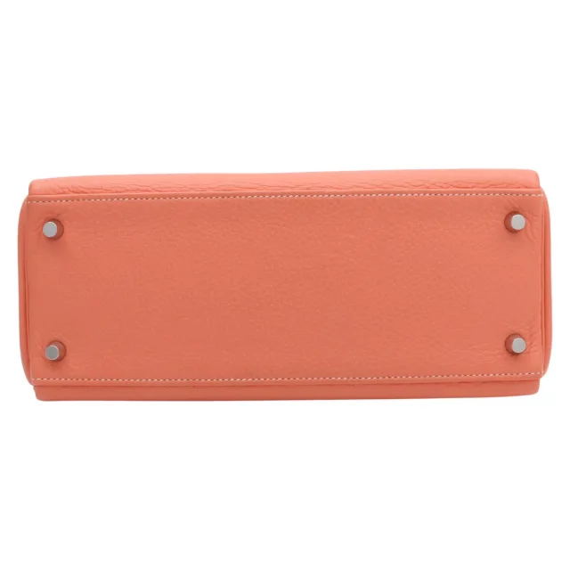 Hermès 2013 Kelly 28 Crevette in Clemence leather from VINTAGE QOO TOKYO, photo 7 of 16