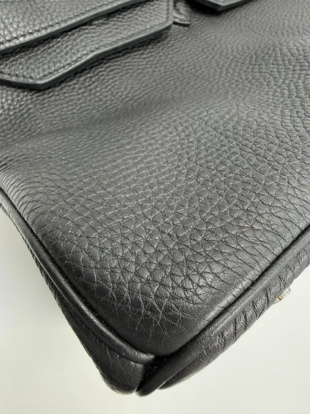 LONDON LOCATED* PRELOVED HERMÈS JPG SHOULDER BIRKIN BLACK Togo Leather in Black Togo leather from Luxury Promise, photo 12 of 31