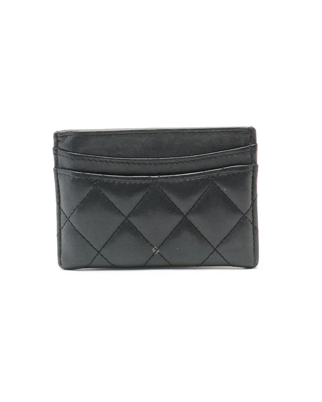 Chanel Matelassé Card Holder in Leather from A Retro Tale, photo 2 of 8