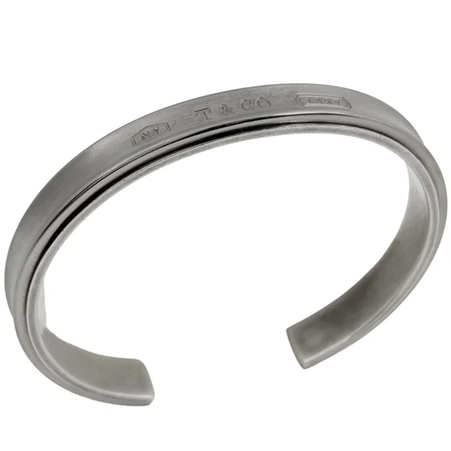 Tiffany & Co. Bangle 1837 Bracelet 925 Sterling Silver in Silver from The Reluxe
