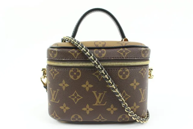 Louis Vuitton Monogram Reverse Vanity PM Crossbody Train Case Bag in Canvas from Bagriculture