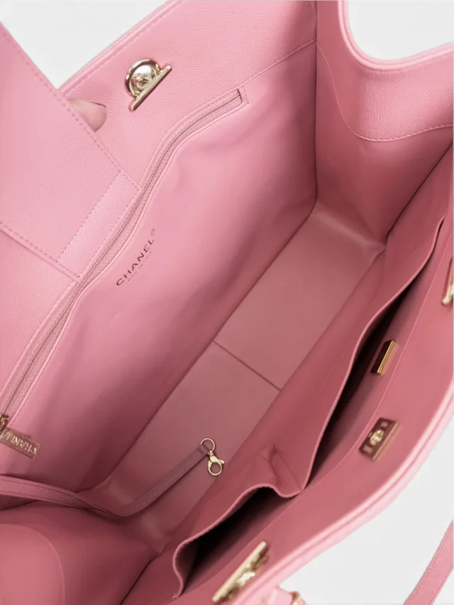 Chanel Pink Caviar Large Shopper Tote in Pink Caviar leather from Season 2 Consign, photo 10 of 10