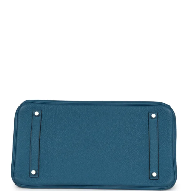 Hermès Birkin 35 Cobalt Togo Palladium Hardware in Togo leather from Madison Avenue Couture, photo 6 of 9
