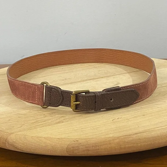 Mulberry Women's Belt - Brown in red|brown from Depop, photo 1 of 1