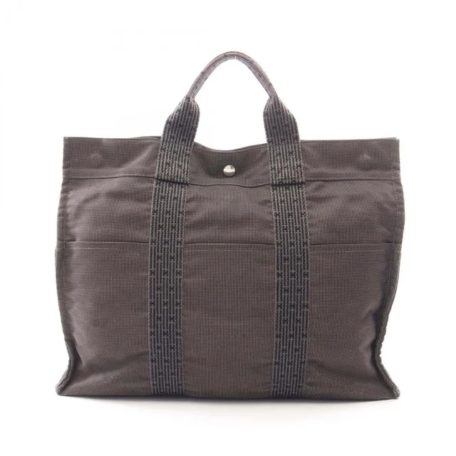 Hermès Herline Mm Tote Bag/Handbag, Canvas/Nylon Canvas, Men's/Women's, Gray in gray Canvas from Poshmark