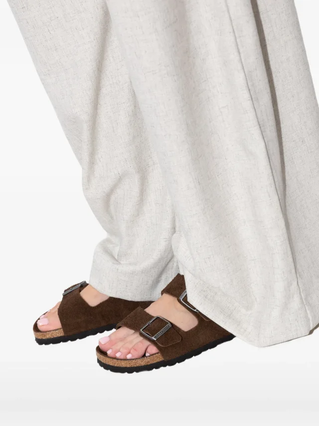 Birkenstock Arizona buckled sandals in Brown, photo 5 of 6 from FARFETCH
