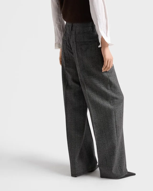 Prada Mouliné wool pants, photo 4 of 6 from SENSER