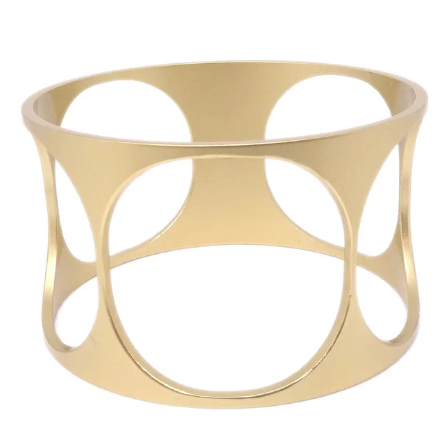 Chanel Gold Bracelet Bangle Accessories 01C in Gold from AMORE Vintage Tokyo