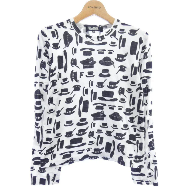 Black Comme des Garcons Cotton T Shirt in Black from LuxUness