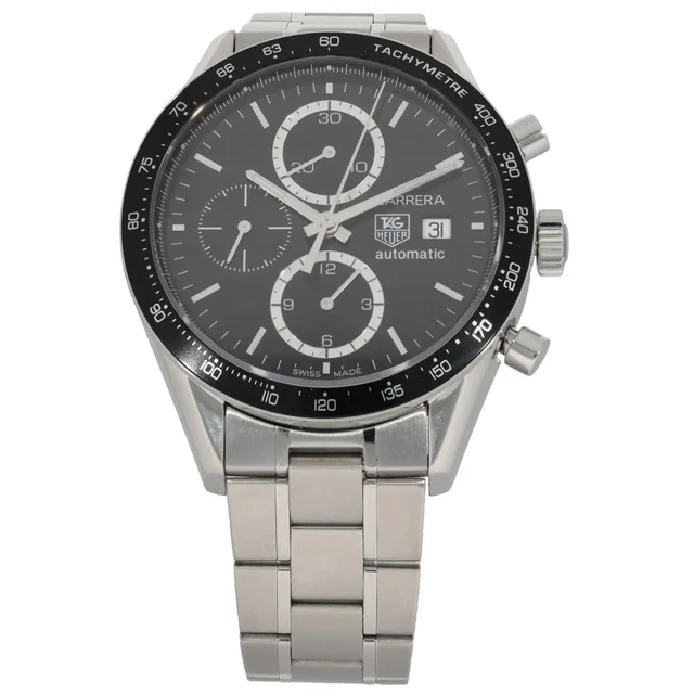 TAG Heuer Carrera CV2010-1 41mm Stainless Steel Watch from H&T