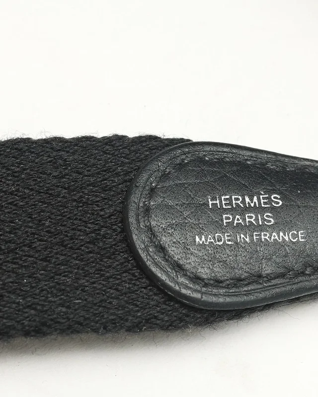 Hermès Evelyne 16 TPM Taurillion Clemence Noir Bag in Black Clemence leather from A Retro Tale, photo 7 of 10