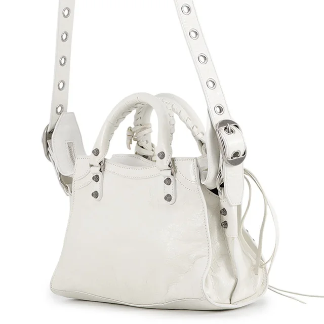 Balenciaga Neo Cagoule 2way Bag White700940 Arena Lambskin Size XS in Lambskin from GALLERY RARE, photo 2 of 2