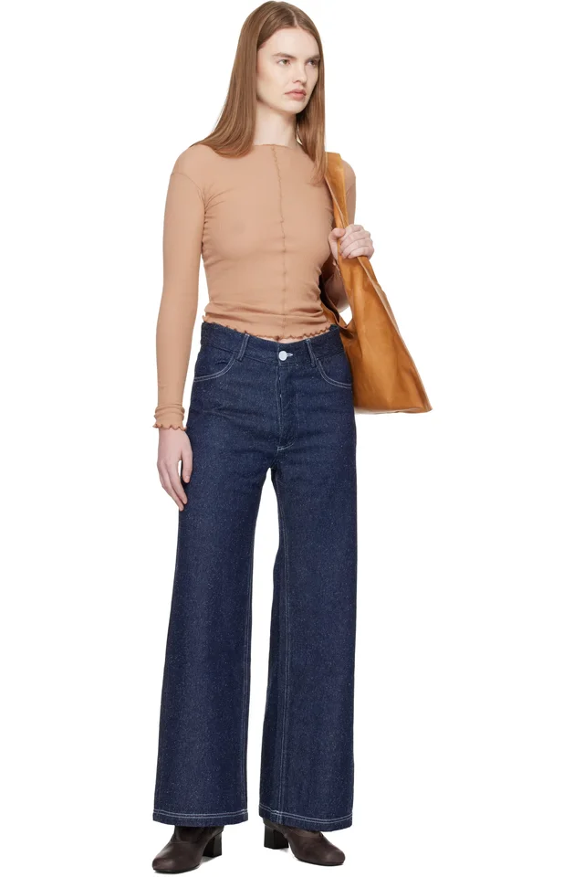 Baserange Tan Pama Long Sleeve T-shirt, photo 4 of 4 from SSENSE