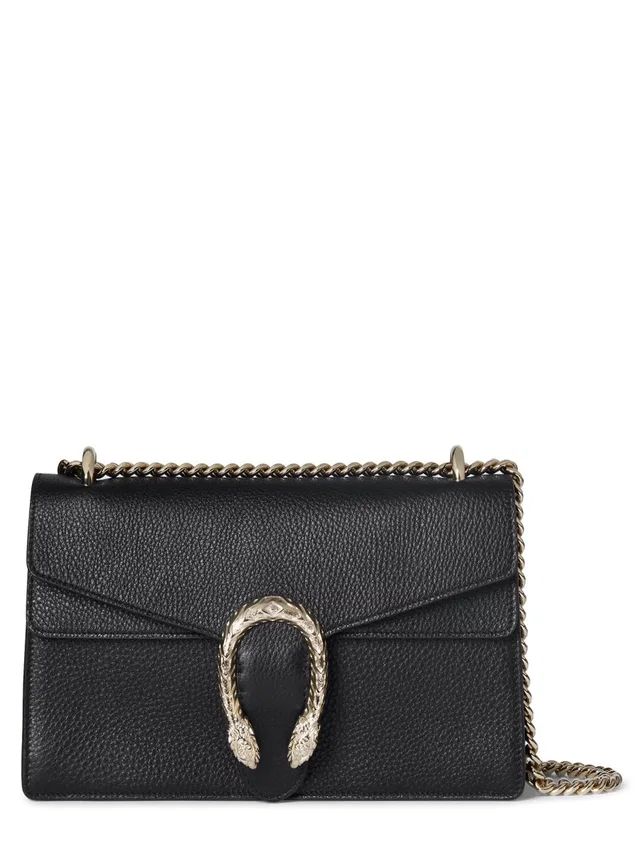 Gucci Dionysus Shoulder Bag — Black Calf Skin in Black Leather from HEWI
