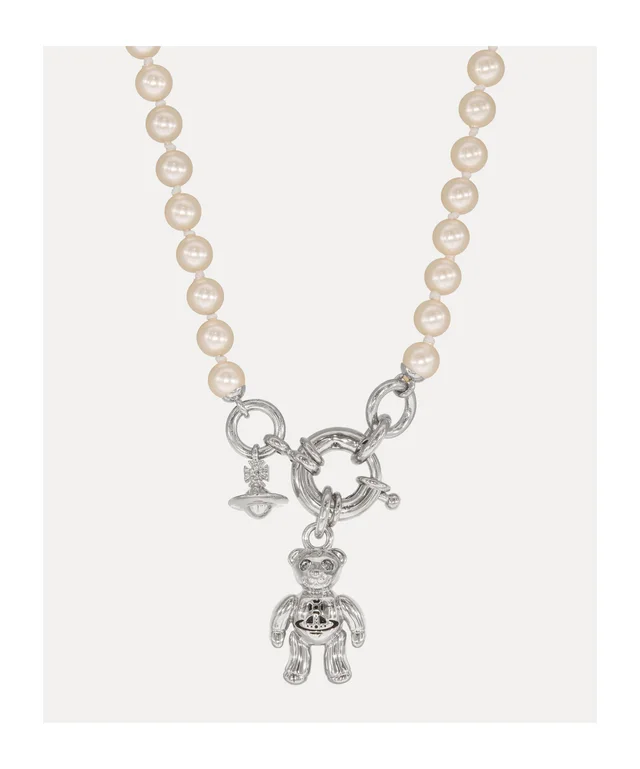 Vivienne Westwood Ruby Pearl Necklace, photo 2 of 2 from SENSER