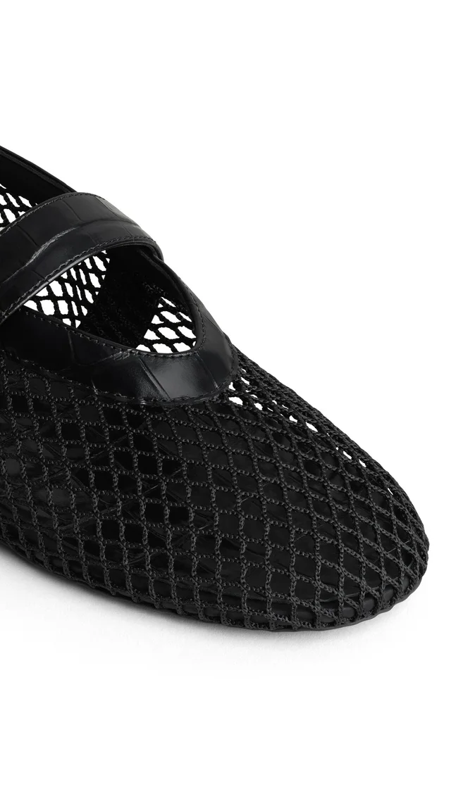 Alaïa Buckle Fastened Ballet Flats, photo 3 of 3 from SENSER