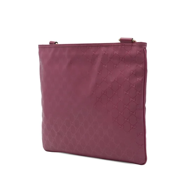 Pink Gucci GG Imprime Crossbody in Pink Coated canvas from Designer Revival, photo 2 of 2