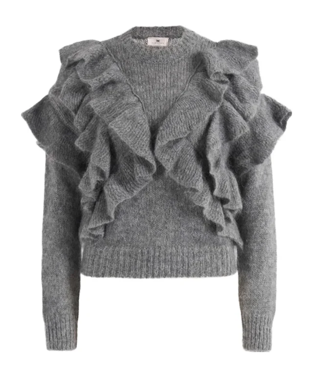 Elisabetta Franchi Knit Ruffled Jumper from SENSER, photo 1 of 1