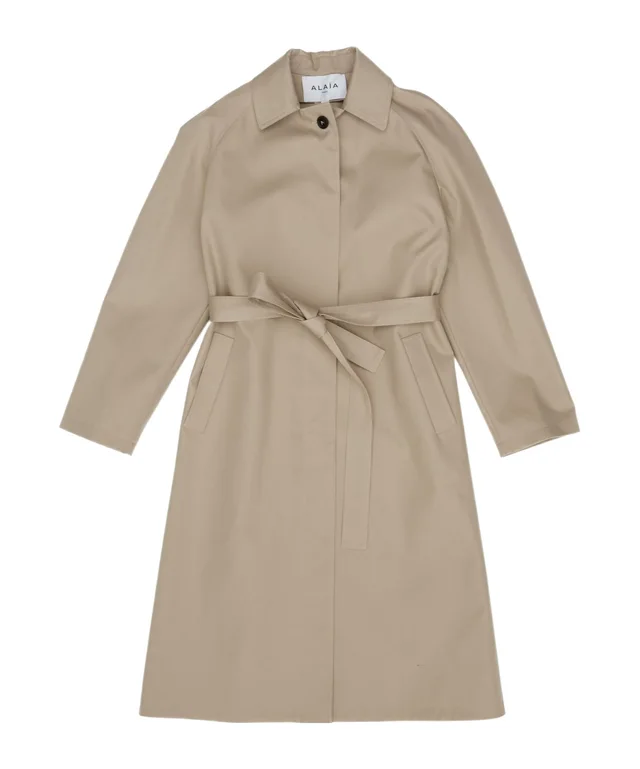 Alaïa Long-Sleeved Belted Coat from SENSER, photo 1 of 1