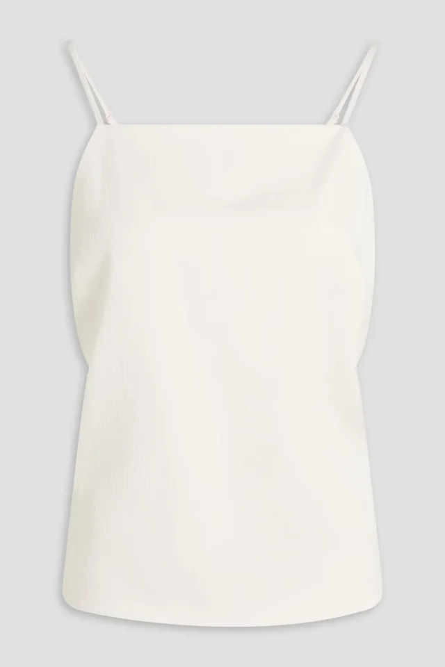 Joseph Baste Crinkled Satin Tie-Back Top, photo 5 of 8 from THE OUTNET