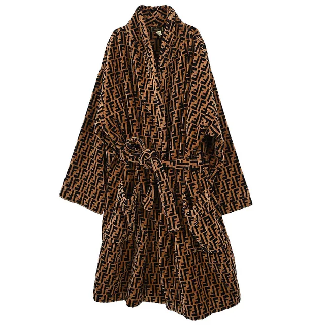 Fendi Zucca Bathrobe Brown in Brown from AMORE Vintage Tokyo