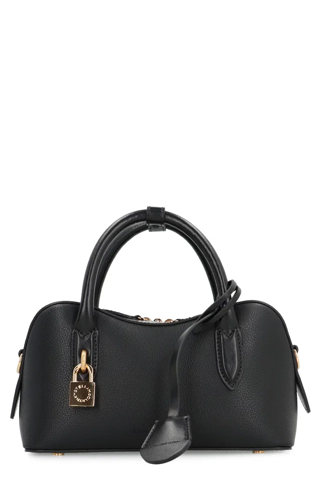 Stella McCartney Shoulder Bag — Black Faux Leather in Black Leather from HEWI