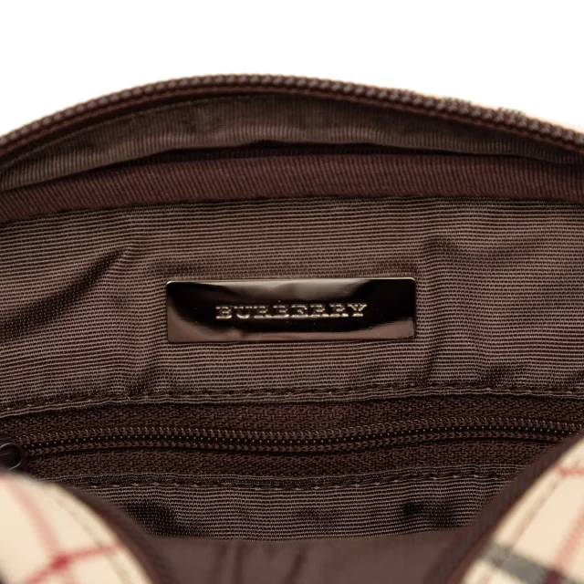 Beige Burberry House Check Canvas Crossbody in Beige Canvas from Designer Revival, photo 5 of 7