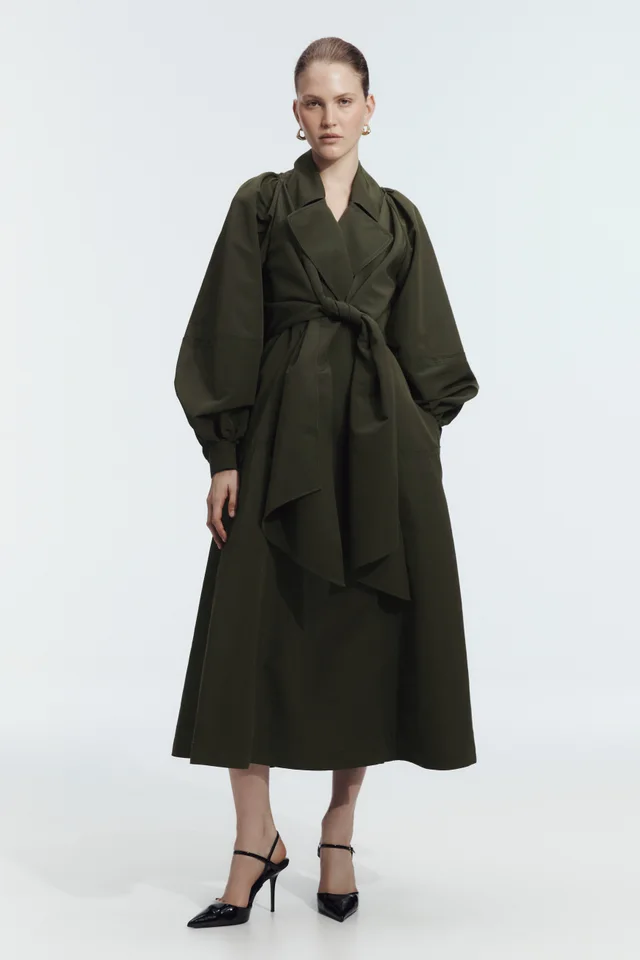 AJE Renata Trench Coat in Green from Aje, photo 1 of 1