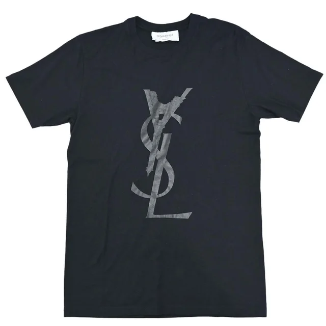 Saint Laurent T-shirt Top Black #S in Black from AMORE Vintage Tokyo