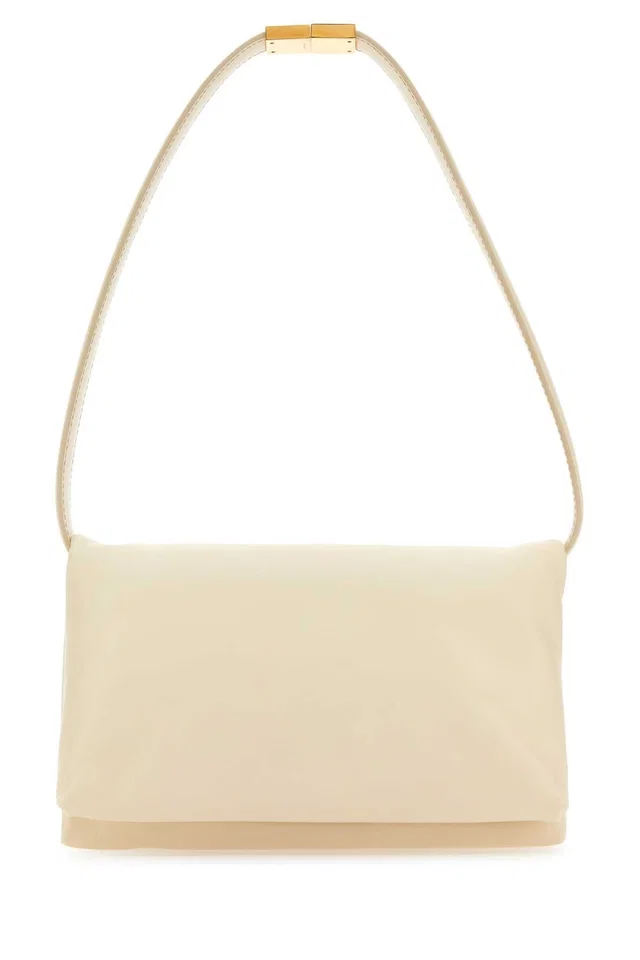 Marni Prisma Shoulder Bag — White in White Leather from HEWI